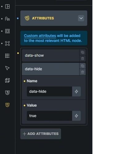 Bricks Builder Data Attributes